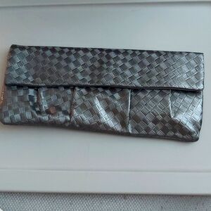 Style & Co gray hand clutch / purse